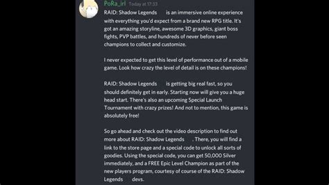 This copypasta is a troll for the raid game. . Raid shadow legends sponsor script